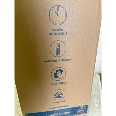 Graco Slim Snacker High Chair Ultra Slim Fast-Folding Multiple Recline Positions