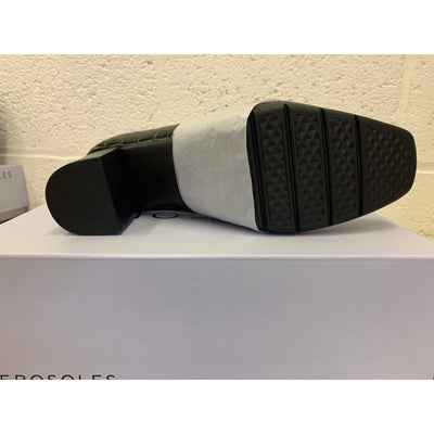 Aerosoles Shoes Mason Mule Women's Pump Black Faux Leather Size 7.5 Wide