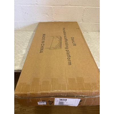 DaoLift 78.74"x14.74 Carbon Steel Scaffolding Platform, Cap 660 LBS 40-62" H