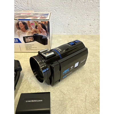 Vivitar 4K Digital Camcorder 16x Zoom , WIFI, Touch Screen, Rechargeable, Black