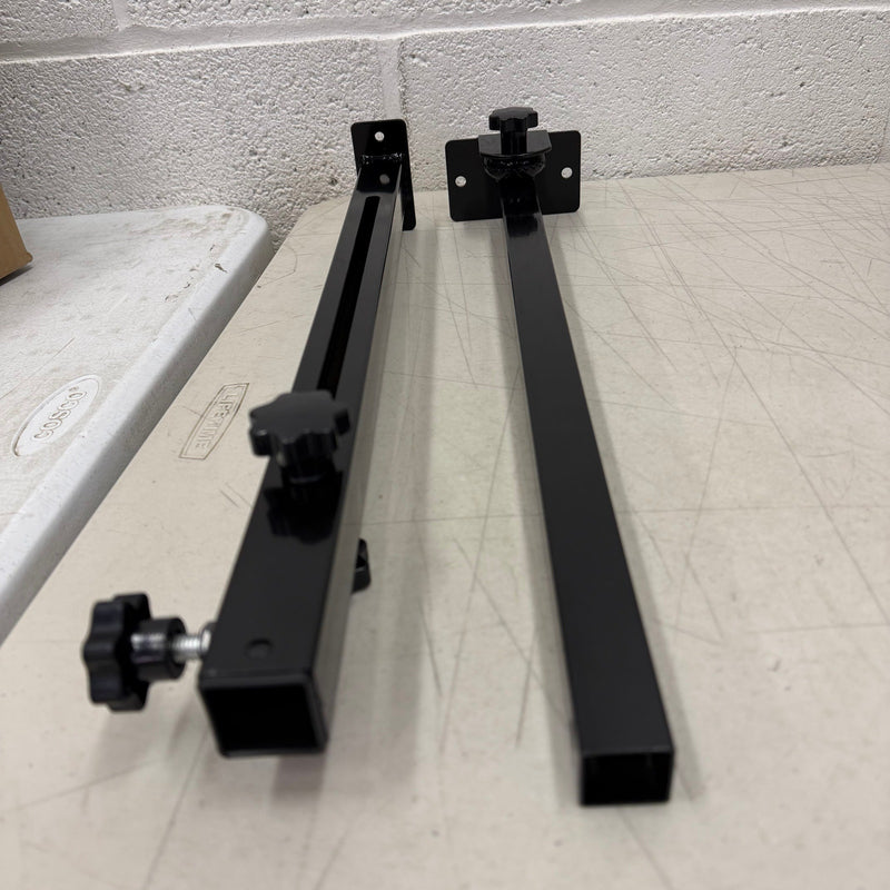 Tattoo Armrest Stand, Adjustable Height & Tilt, Rubber Anti-Slip Pad - Black