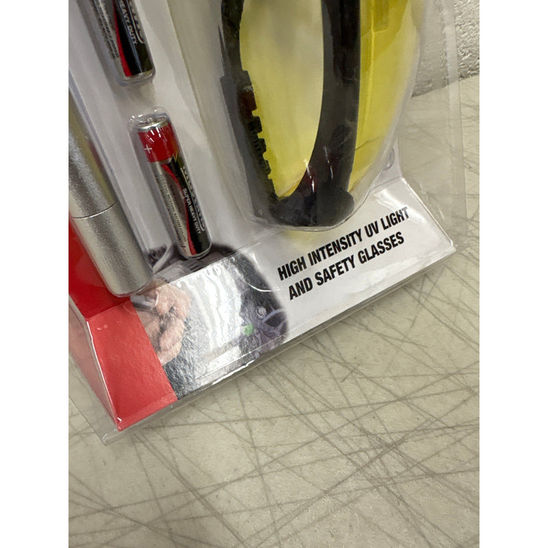 Certified A/C Pro UV Leak Detection Kit UV Light with Safety Glasses Auto Tools