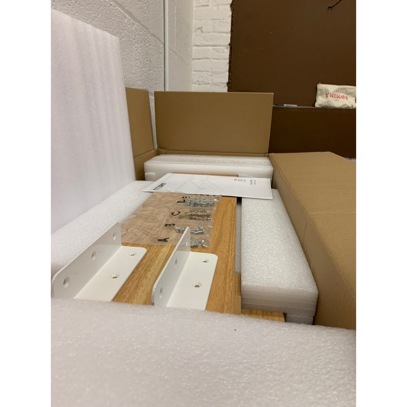 Estante de almacenamiento bajo escritorio Flexispot marrón para escritorios, accesorio de oficina CMP701