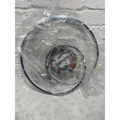 Artika Salto Flush Mount Ceiling Light Fixture 15W LED Modern Swirl, Chrome