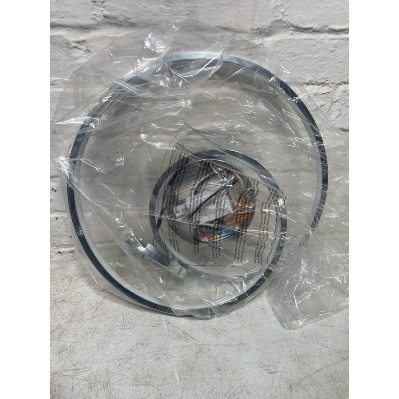 Artika Salto Flush Mount Ceiling Light Fixture 15W LED Modern Swirl, Chrome