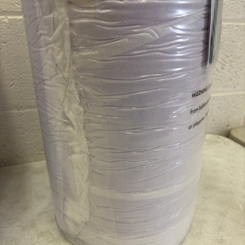 LUCID Lavender Infused 2" Memory Foam Mattress Topper Full Size w 5 Zones Purple