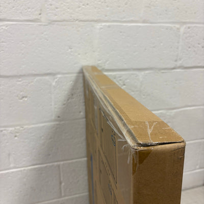 Cumbor 29.7-57" Wide Baby Gate Self Closing Dog Gate Pressure Mounted - Brown