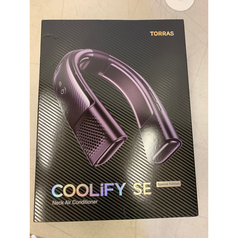 TORRAS Portable Neck Fan, COOLiFY® SE Wearable Neck Air Conditioner, Black