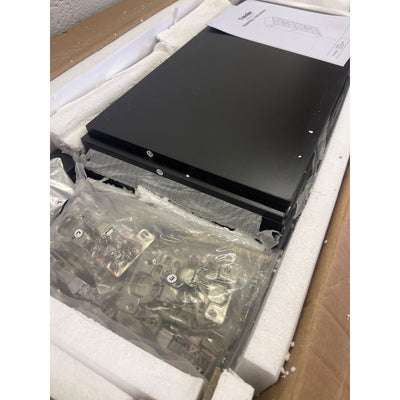 Tribesigns Freestanding Shoe Cabinet with Acrylic Doors and LED Lights - Black