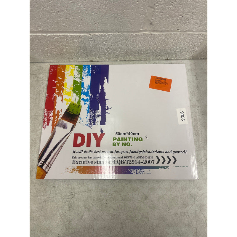 Paint by Numbers Kit for Adults Framed- Sunflower Canvas w Wooden Easel 20"x16"