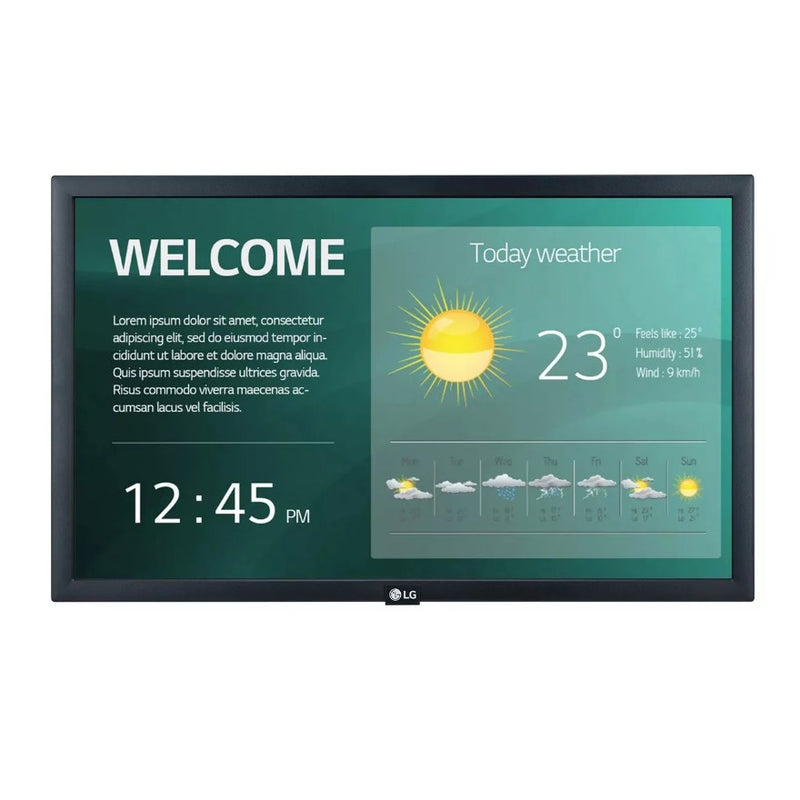 LG 22" 1920x1080 Full HD LCD Integrated Pro:Idiom Display Monitor 22SM3G-B