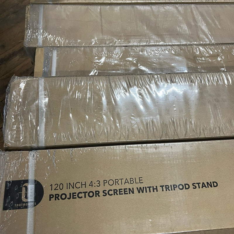 Taotronics 120” 4:3 Projector Screen, Adjustable Height w Metal Tripod Base