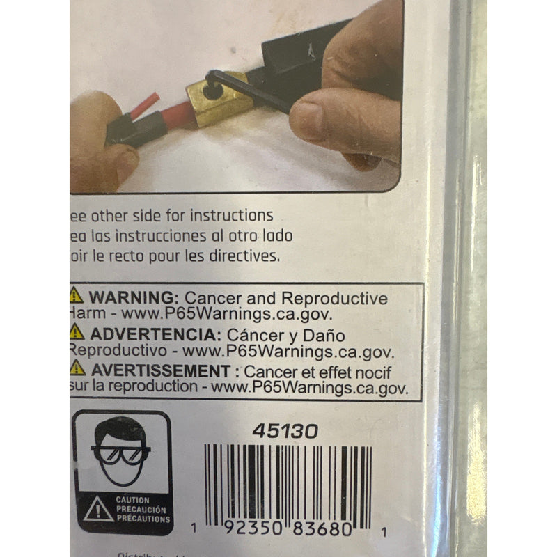 DieHard Battery Cable DIN Style Top Post Splice 7.5" 2 Gauge Positive/Negative