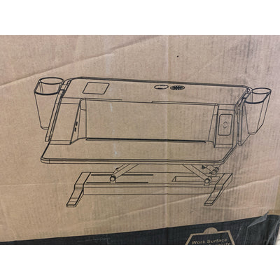 FlexiSpot Motorized Aesthetic Sit-Stand 30" Workstation with Side Storage EM6M