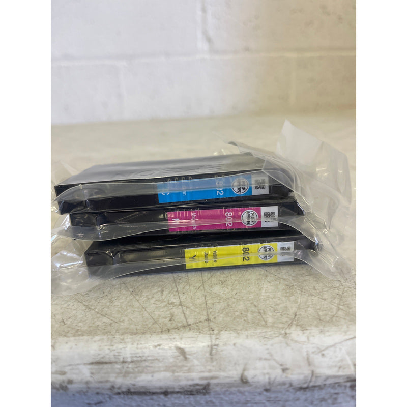 Epson - 802 Standard Capacity Ink Cartridges - Cyan/Magenta/Yellow SEALED
