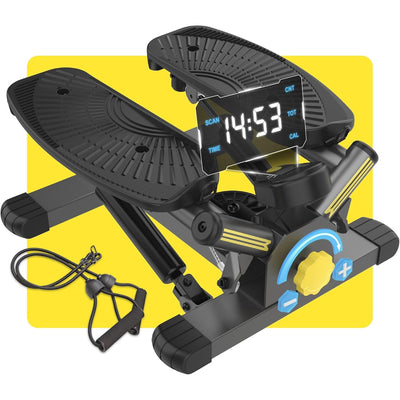 Zivvvy Twist Stepper with Resistance Bands, Stepper Machine 300LBS, with Mat