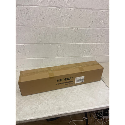 Mupera 6-FT Artificial Christmas Tree, PVC Xmas Pine Tree, 800 Branch Tips Green