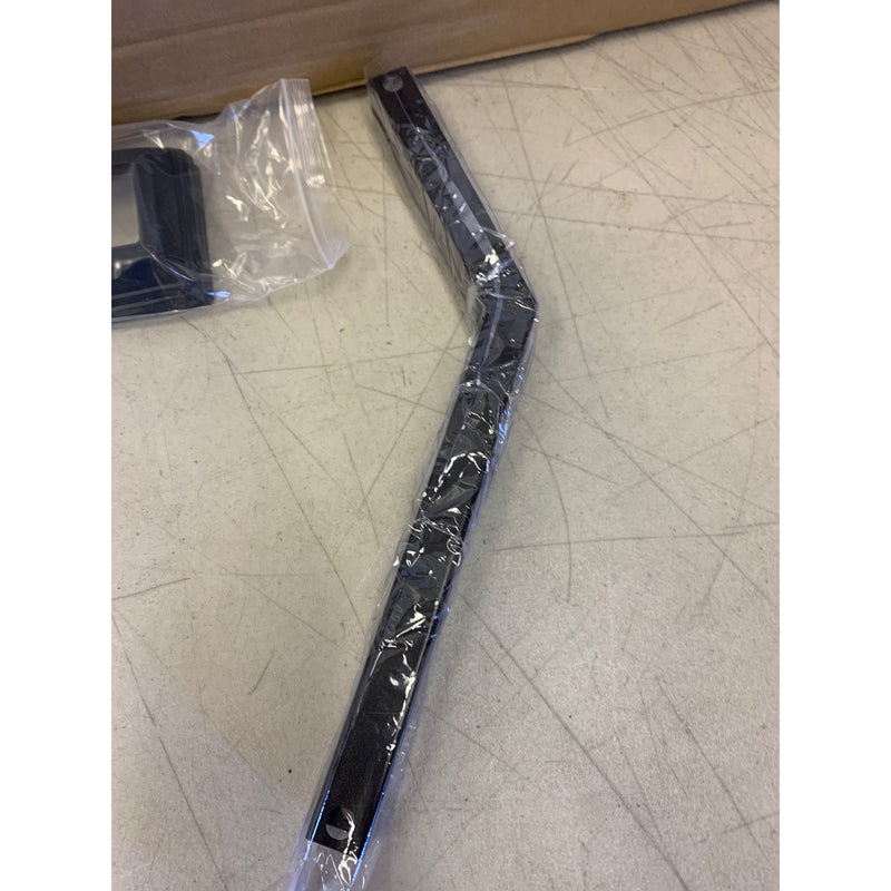 Transitional Handrail Stair Railing Fits 1-Step Iron Rail Kit - Black