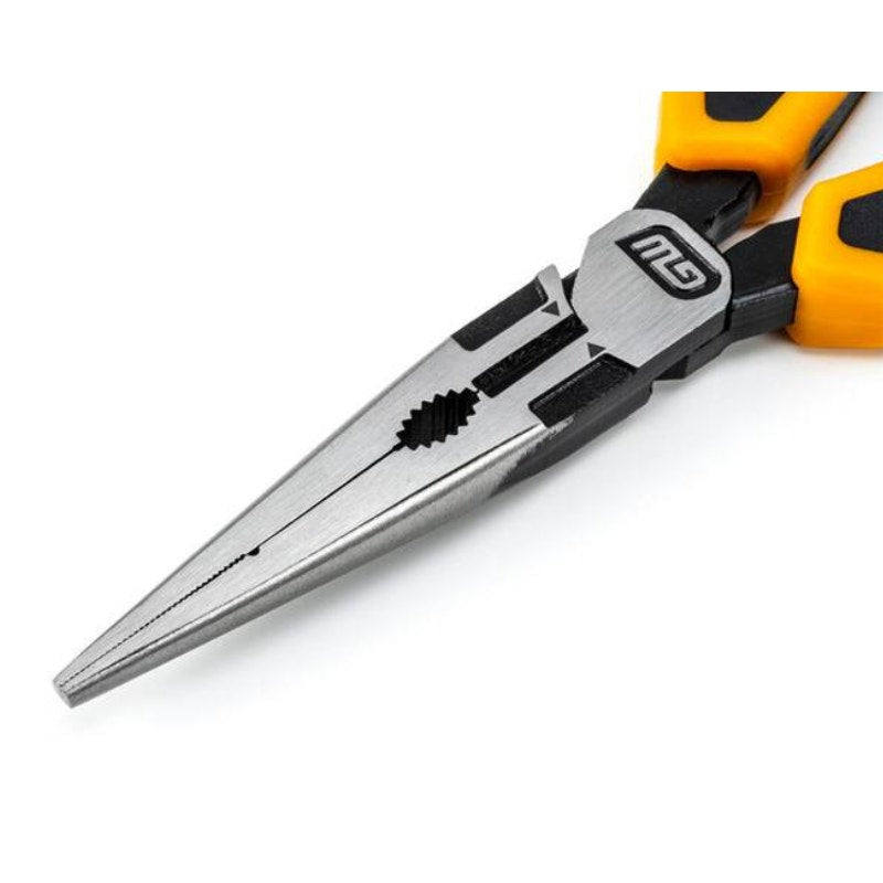 GEARWRENCH 8 in. PITBULL Dual Material Long Nose Pliers, Hand Tools - 82177C