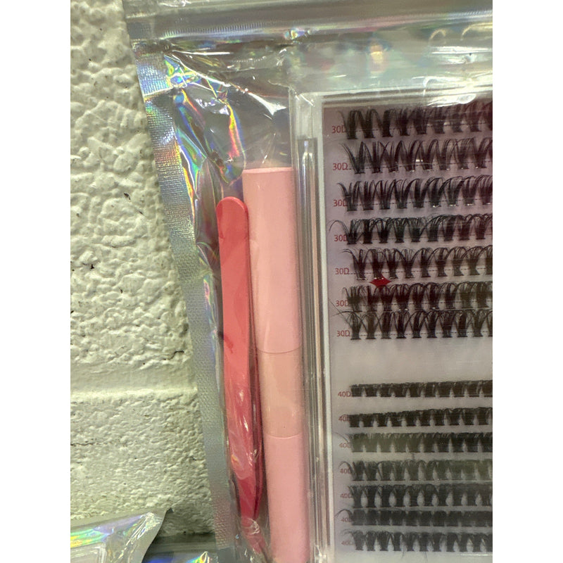Lot-of-20-Sets DIY Eye Lash Clusters Extensions Kit 280 Clusters/ Set 30D 40D