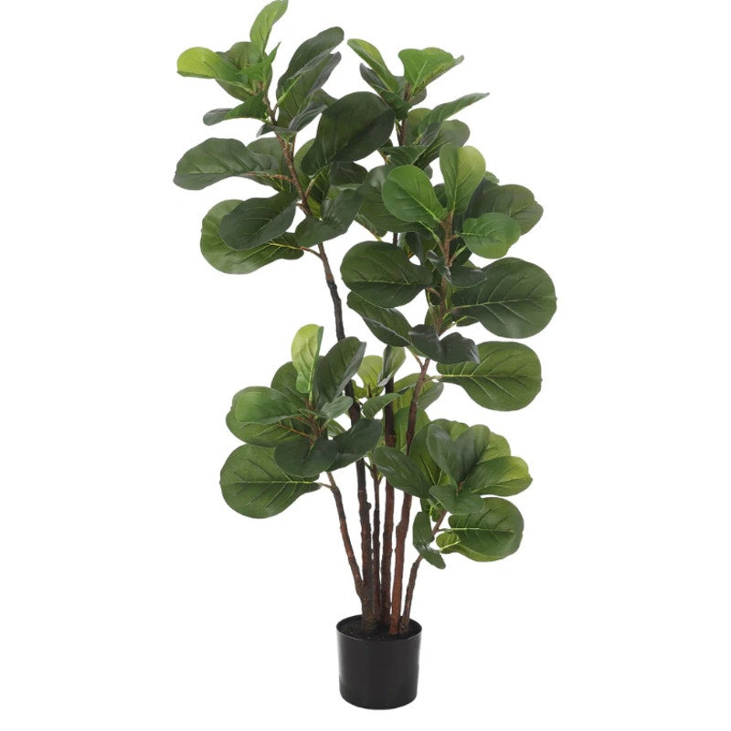 GARVEE Faux Fiddle Leaf Fig Tree, 4 Ft Artificial Ficus Lyrata Plant, 72 Leaves