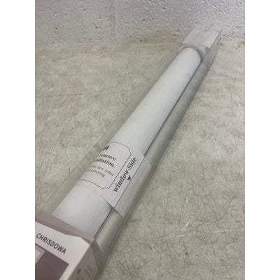 Cortinas enrollables opacas inalámbricas ChrisDowa para ventanas, 61 cm de ancho x 183 cm de alto, color blanco