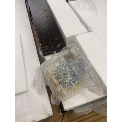 Tribesigns 55" Wood Computer Desk, Modern Study Writing Table with Drawer Black