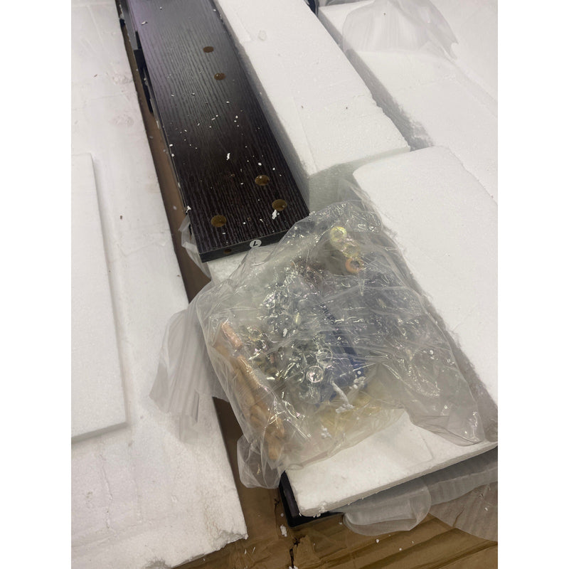 Tribesigns 55" Wood Computer Desk, Modern Study Writing Table with Drawer Black