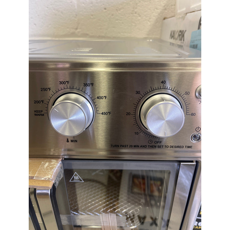 Kalorik MAXX Air Fryer 26-Quart Stainless Steel Toaster Oven Combo w Accessories
