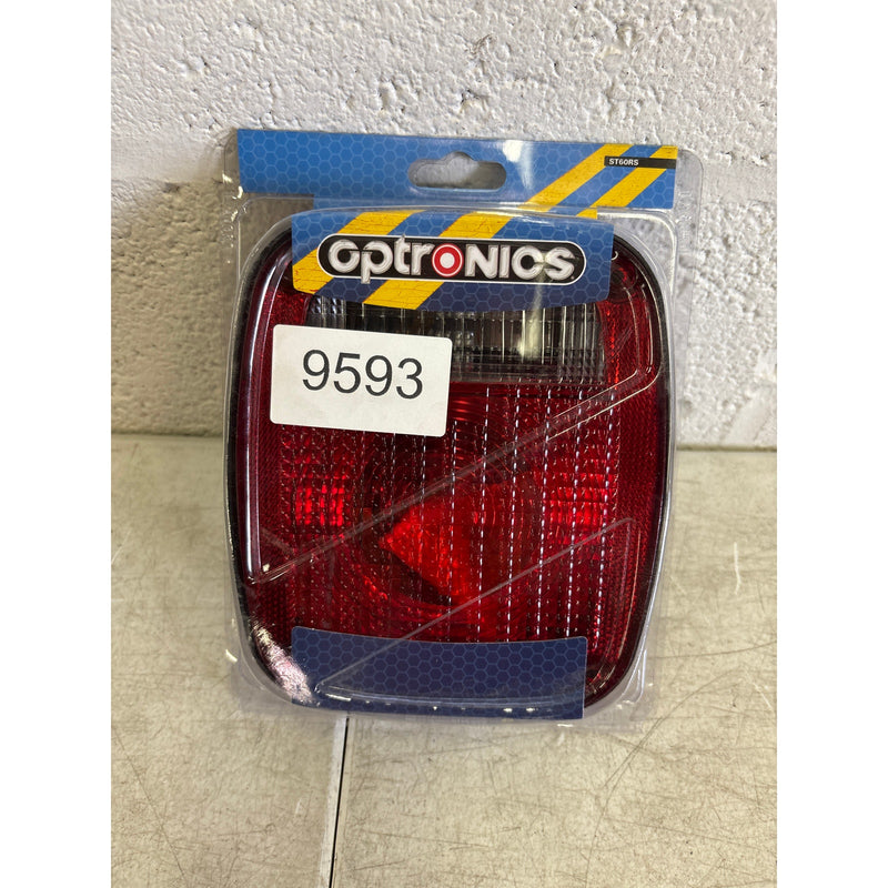 Optronics Oblong, Red, Combination Tail Light, Stud Mount, Hard Wired Connection