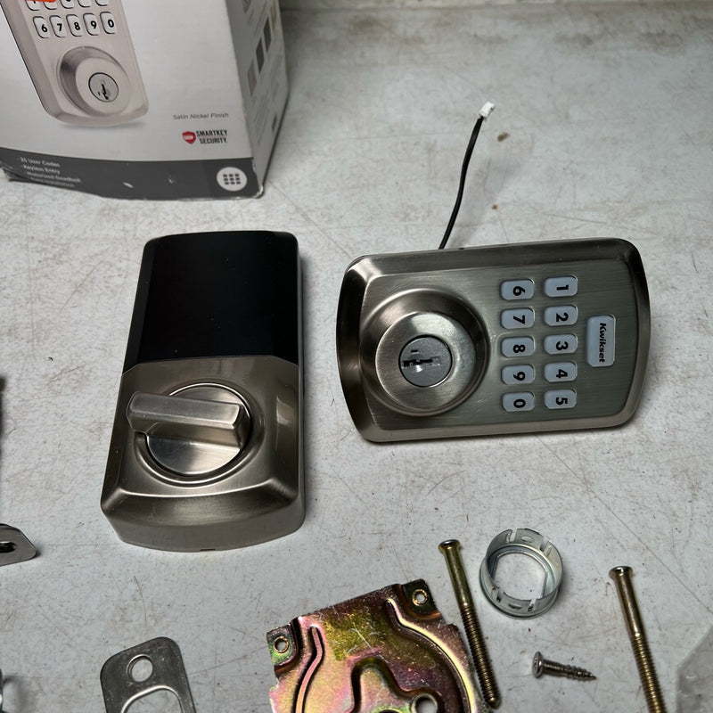 Kwikset Powerbolt 250 Satin Nickel Electronic Deadbolt, SEE DETAILS