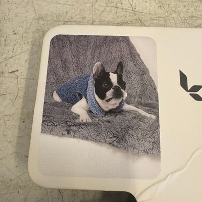 Koolaburra by UGG Pet Flannery Half Zip Dog Vest - 17-18" Collar, Blue - Large