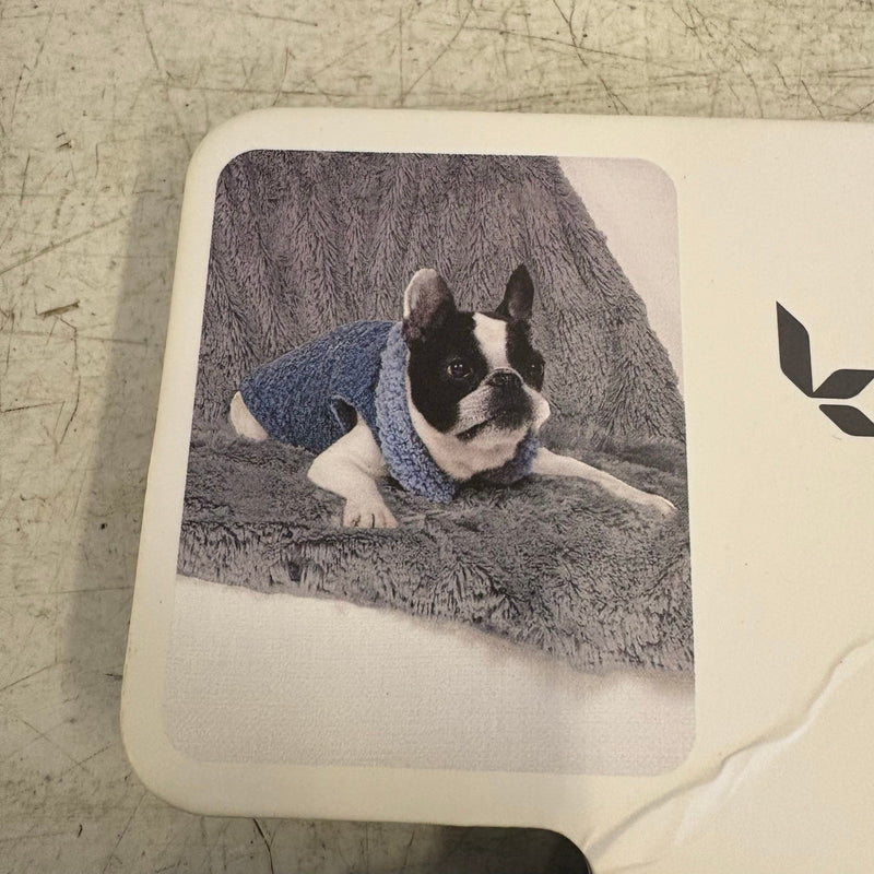 Koolaburra by UGG Pet Flannery Half Zip Dog Vest - 17-18" Collar, Blue - Large