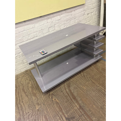 Coffee Table 39.5 L x 20 H x 20 W Inches, TV Stand, Living Room Furniture Gray