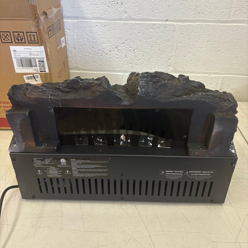 Infrared Electric Fireplace Logs, 23" Infrared Quartz, Remote Control Fireplace
