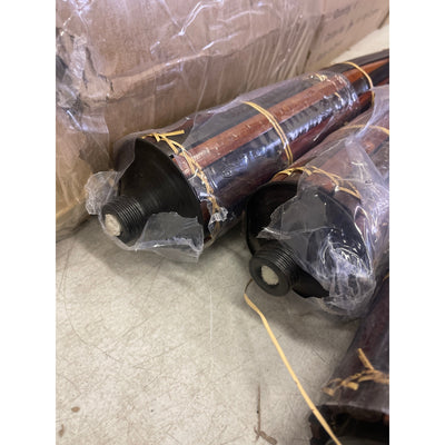 Patio Essentials 5 Ft Bamboo Torch, 5-Pack Dark Brown Bamboo Tiki Torches