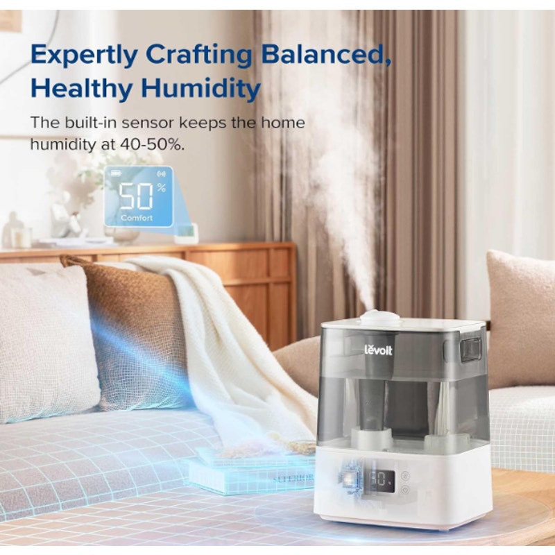 LEVOIT Smart Humidifiers 6L Cool Mist Top Fill Essential Oil Diffuser
