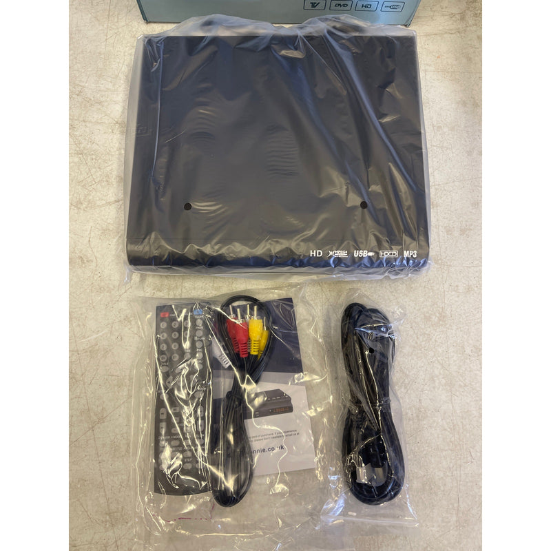 WONNIE HD DVD Player for TV, CD Players for Home Remote Control Included Black