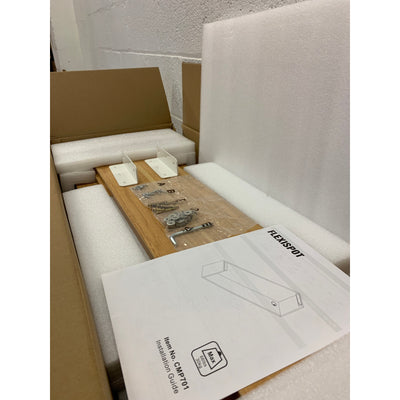 Flexispot Under Desk Storage Shelf Brown Desks Office Accessory CMP701