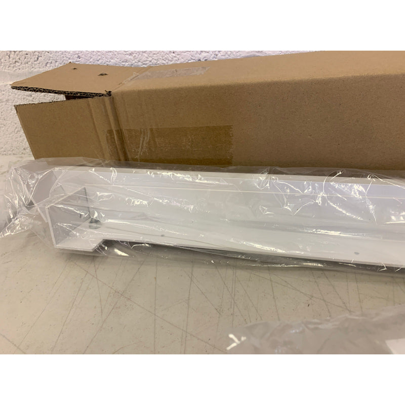 Estantería de pared para garaje de 1,2 m, solo soportes, color blanco, universal, 50,8 cm de profundidad