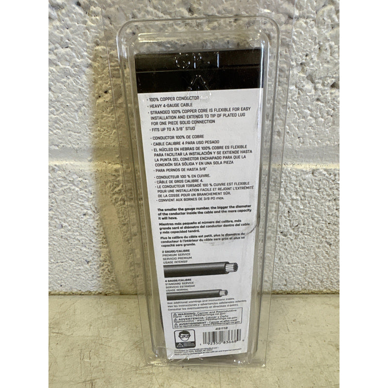 DieHard Battery Cable Switch to Starter 32" Long 4 Gauge For Positive/Negative
