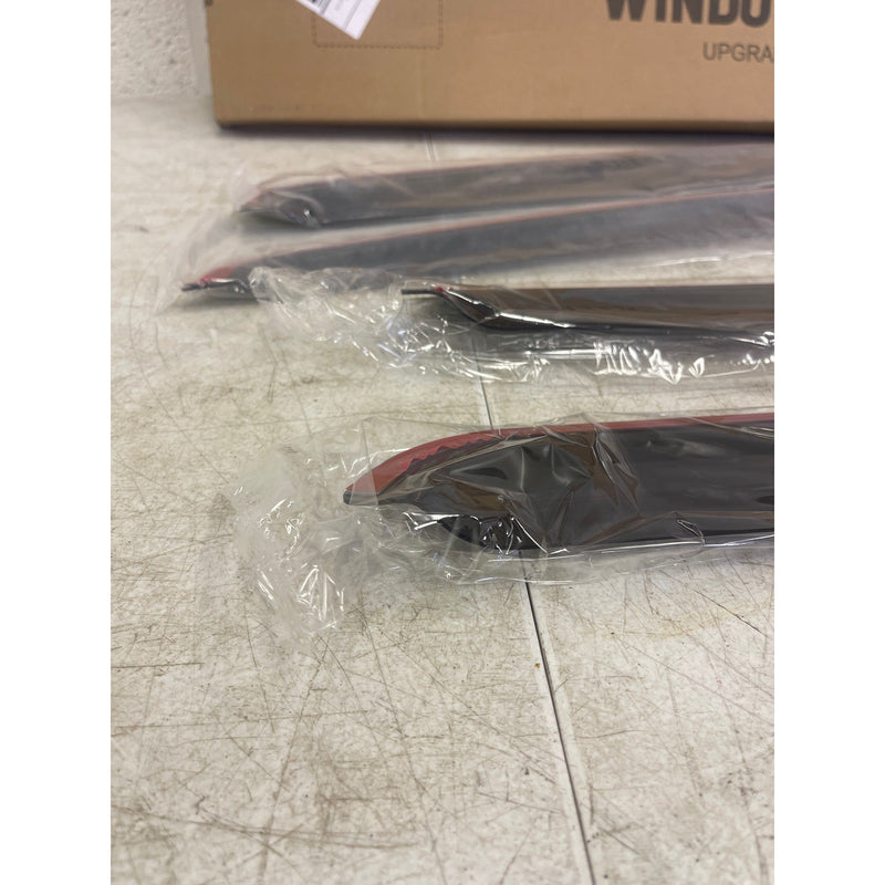 YQAUTEC Window Rain Guards Shield X00465D783 SEE DETAILS FOR COMPATIBLE CARS