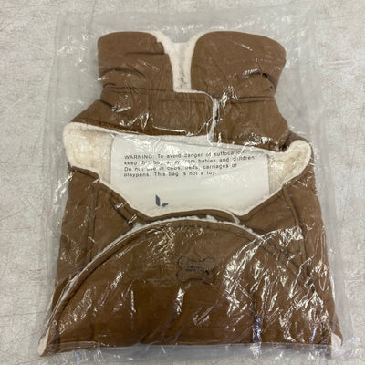 Koolaburra UGG Pet Koola Faux Suede Vest Dog Jacket 17-18" Collar, Brown Large