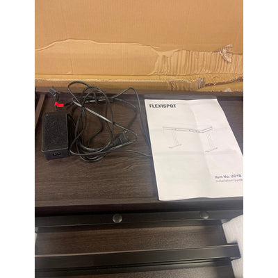 FLEXISPOT Standing Desk w Drawer 48"×24" Electric, Brown, UD1B Missing Hardware