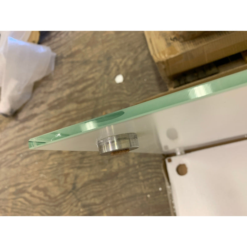 55" x 27.5" Glass Table Top Computer Desk Home Office Workstation TABLE TOP ONLY