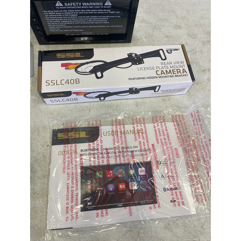 Sound Storm DD7CPA-C Car Audio Stereo., Apple & Android Auto, 7" Screen & Camera
