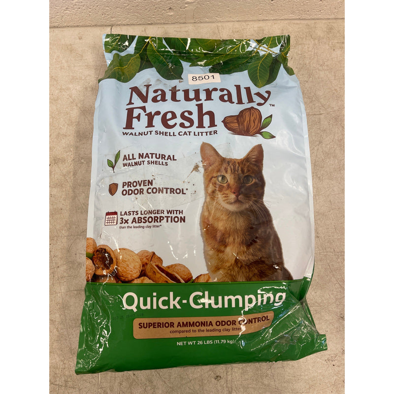 Naturally Fresh Cat Litter Made From Walnut Shells Unscented Easy Scooping 26lbs