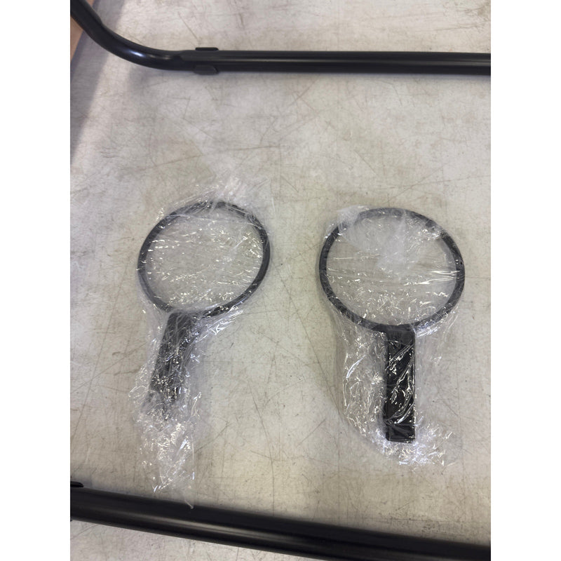 SET-OF-4 TV Tray Tables, Folding TV Dinner Table, Portable TV Tables Black