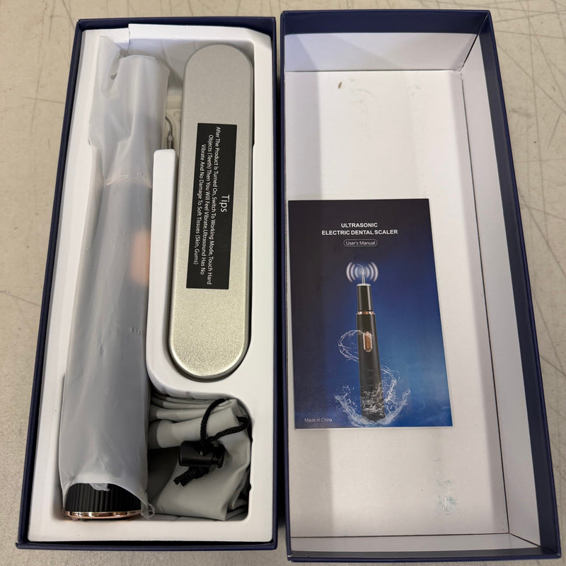 Ultrasonic Electric Dental Scaler: Rechargeable Teeth Cleaning Plaque Remover
