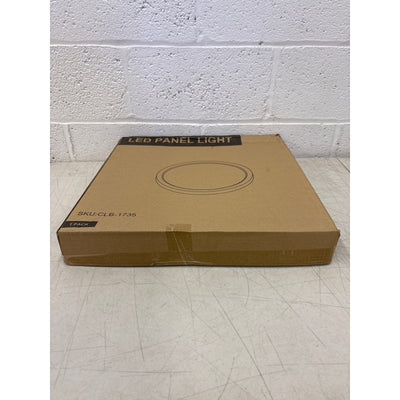 Hykolity 18" LED Round Flat Panel Light, White, 32W, 3200lm, 3000K/4000K/5000K